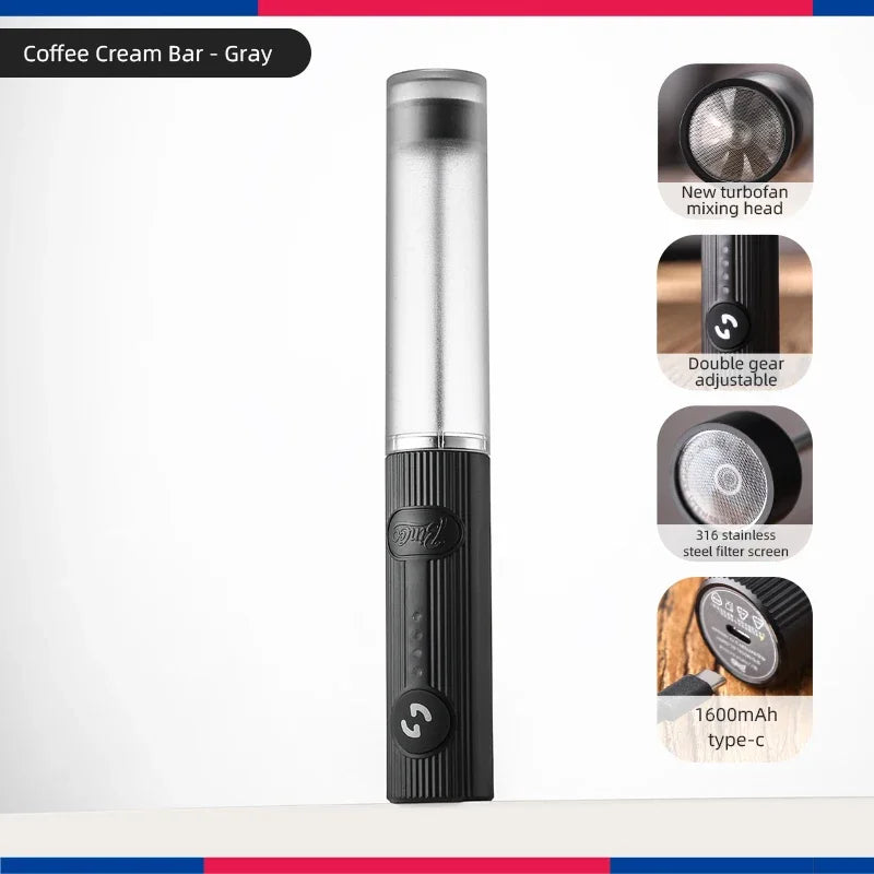 Bincoo New Milk Foamer Coffee Whisk Mixer Electric Blender Egg Beater Mini Frother Handle Stirrer Cappuccino Maker Cooking Tools