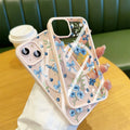 Blueberry Floral Clear Case  For iPhone 17 14 12 Pro Max 13 16 15 Plus 11 Cases For Magsafe Wireless Charing Shockproof Fundas